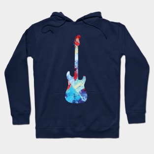 S-Style Electric Guitar Paint Texture Hoodie